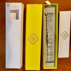 Kendra Scott Apple Watch Band, Stainless Steel, Alex 5 Link, Butterfly Clasp